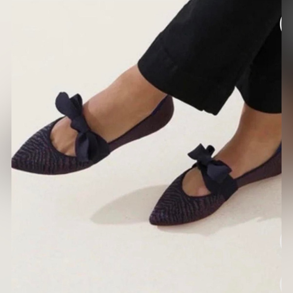 NWOT Rothy’s Mary Jane Ballet Flat in Twilight Metallic